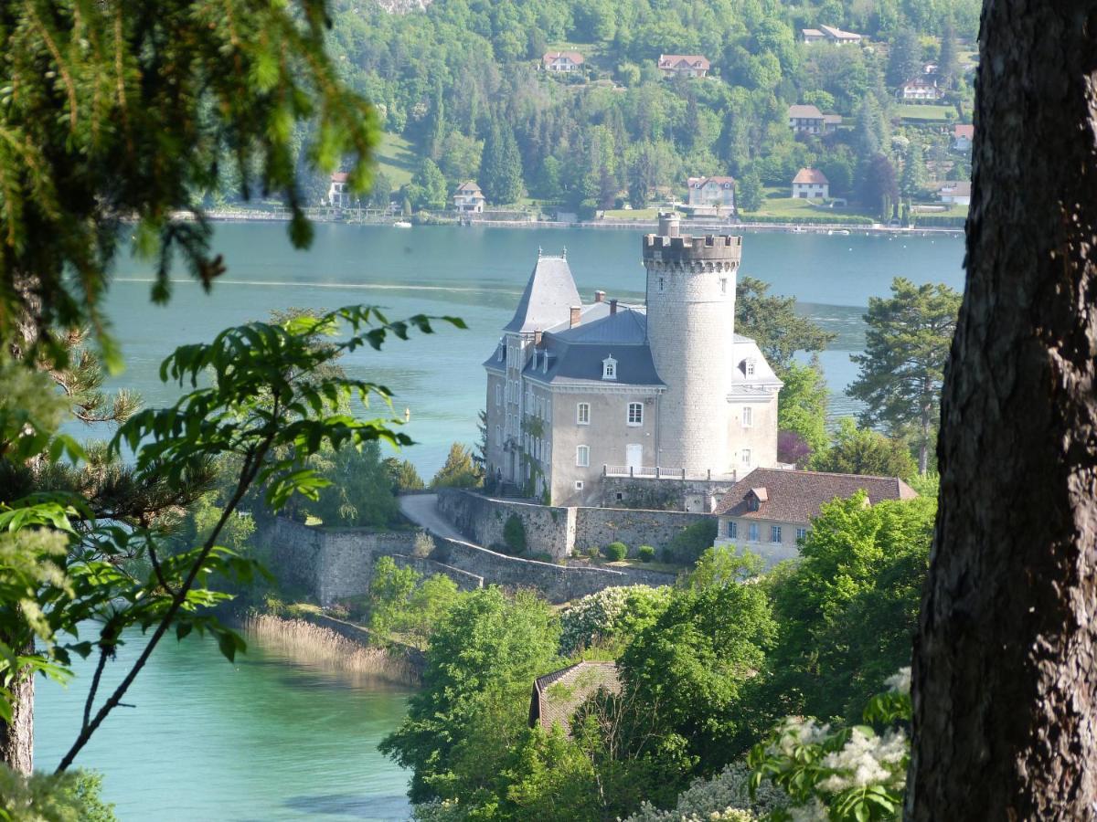 Au Bord Du Lac D'Annecy, Logement Type Loft, Dans Residence Avec Plage Et Ponton Privee 杜约特 外观 照片