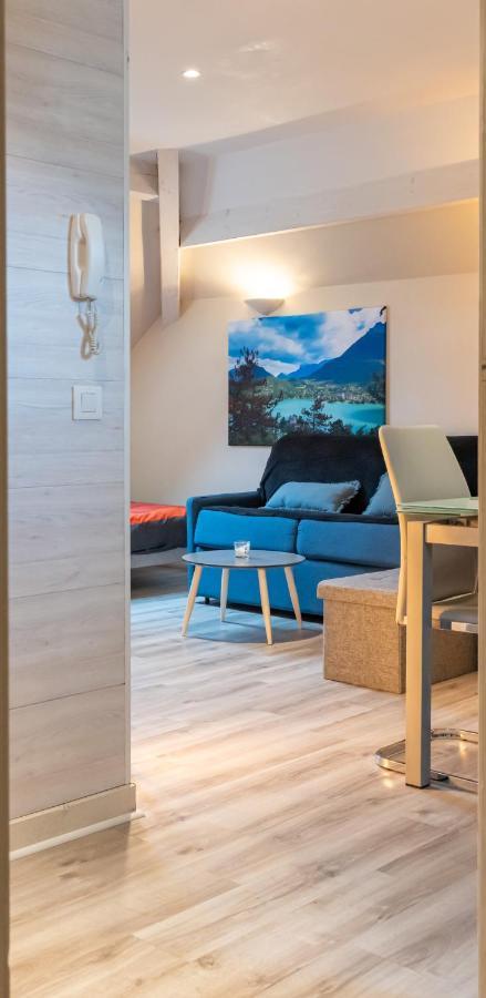 Au Bord Du Lac D'Annecy, Logement Type Loft, Dans Residence Avec Plage Et Ponton Privee 杜约特 外观 照片